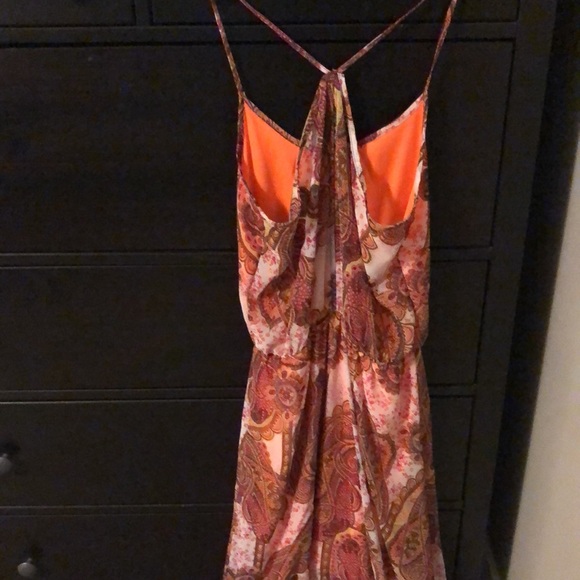 Pink and Orange Maxi Dress - Picture 5 of 15